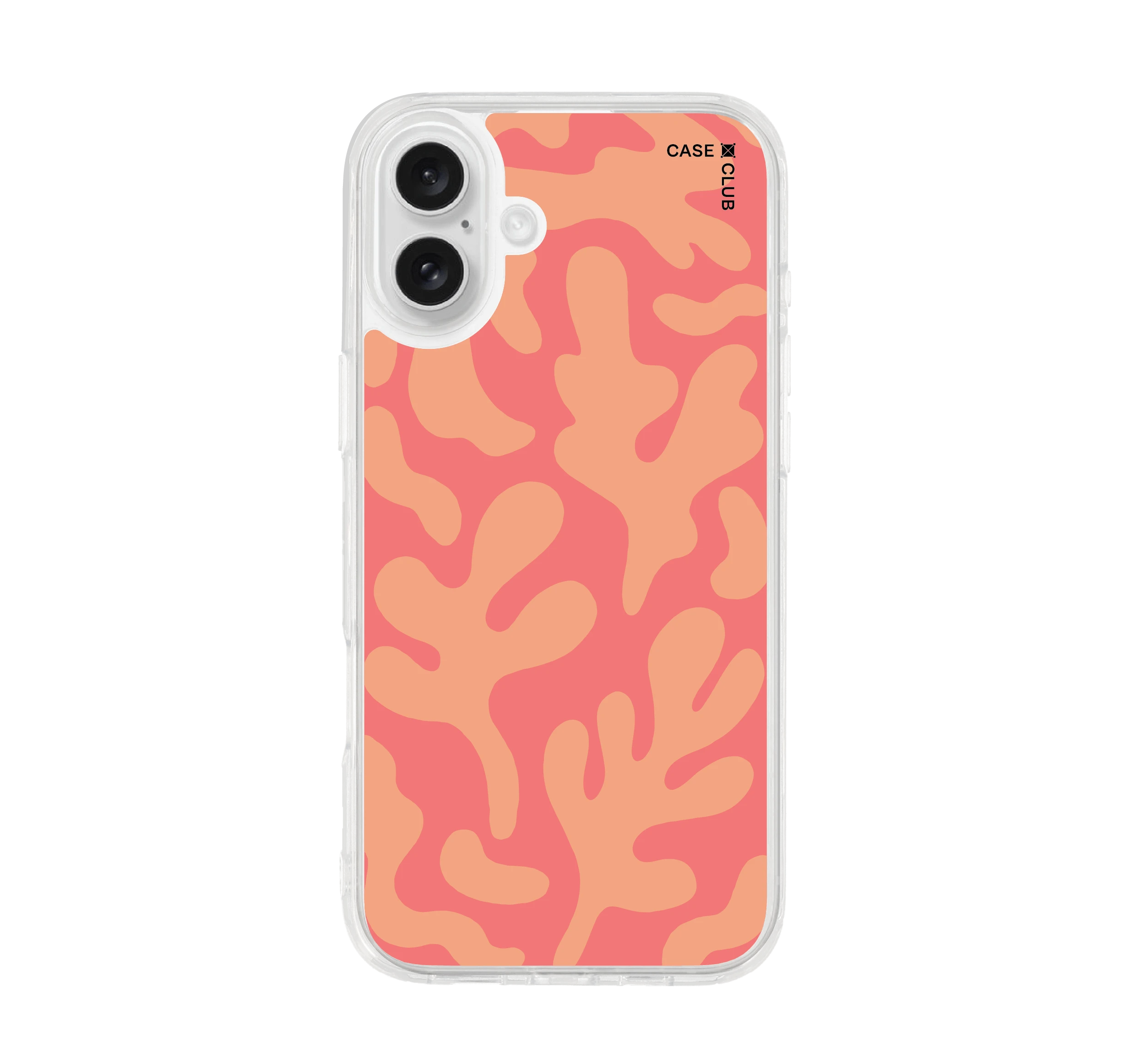 pink & orange abstract freeform pattern